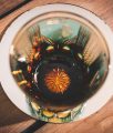 根本硝子工芸 Old Fashioned Glass 孔雀 [緑琥珀]  Classical Class 江戸切子